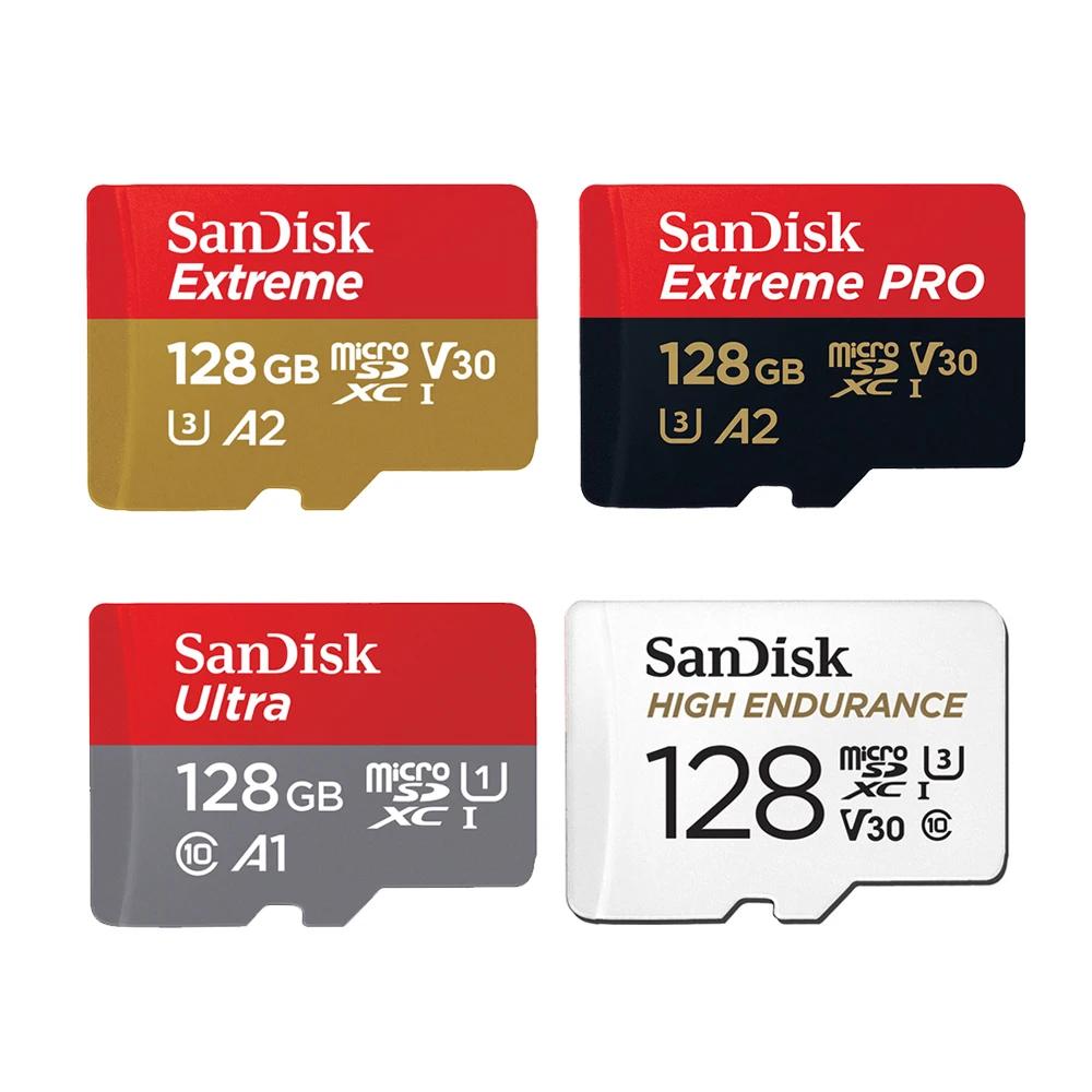 SanDisk ũ SD ޸ ī, Ŭ 10 UHS-1, V30, U3, 4K, MicroSDXC, ִ 200 MB/s, TF Trans ÷, 32GB, 64GB, 128GB, 256GB